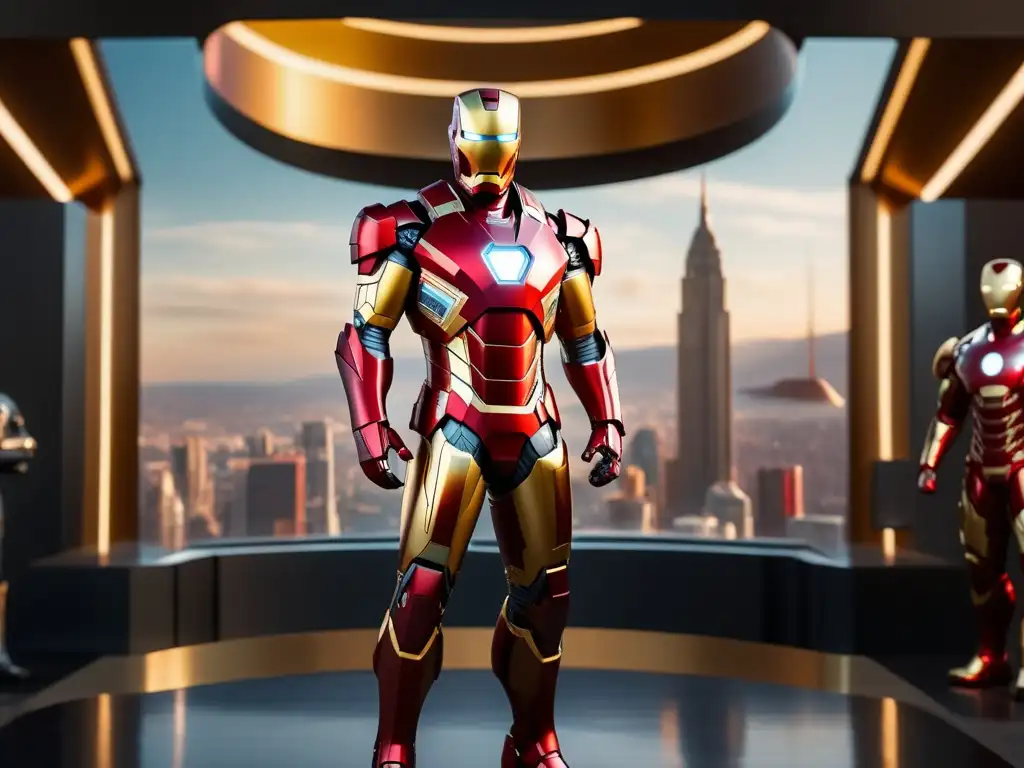 Estilo inolvidable de Tony Stark en traje Iron Man