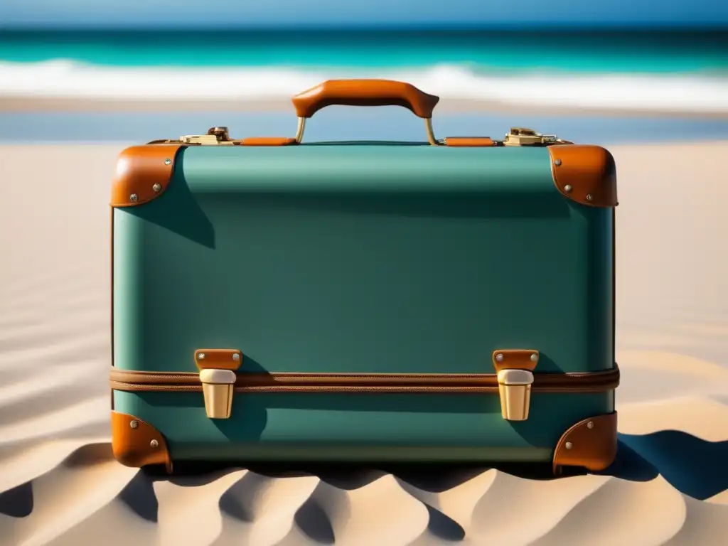 Equipaje perfecto para viajar en una playa paradisíaca