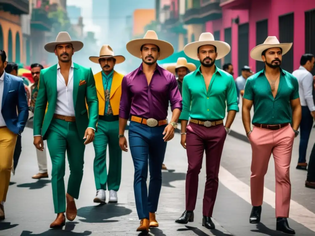 Tendencias moda masculina México: Hombres mexicanos con estilo único en vibrante escena urbana