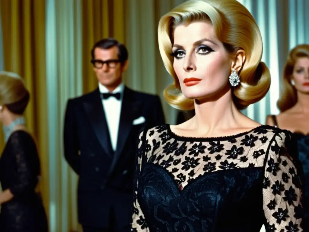 Diseño look protagonistas Belle de Jour: Catherine Deneuve y Pierre Clémenti lucen elegantes y sofisticados atuendos de Yves Saint Laurent