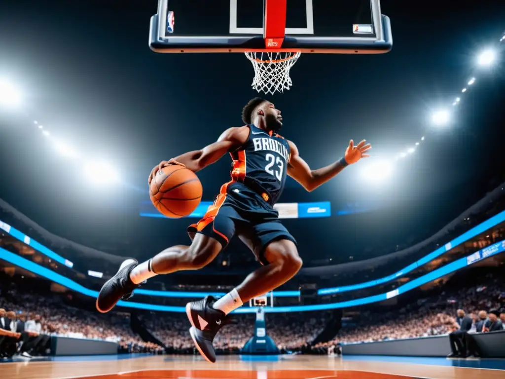 Zapatillas de baloncesto para hombres en acción